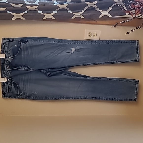 Silver Jeans Beau Boyfriend Curvy Mid Rise Ripped Jean sz 33 x 28 - Picture 9 of 15